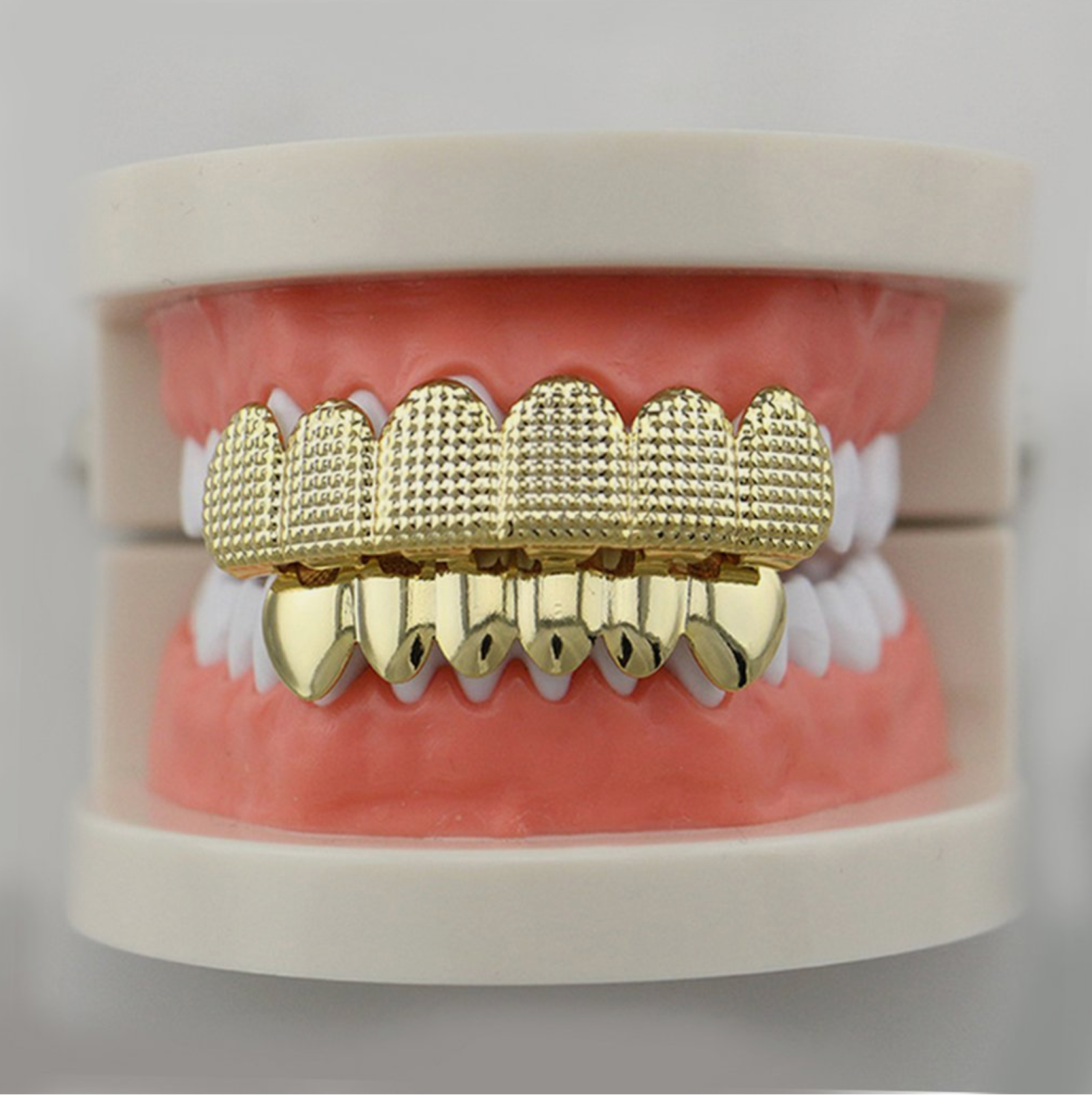 24K Gold Plated Grillz – 6 Tooth Hip Hop Teeth Grill | 10g